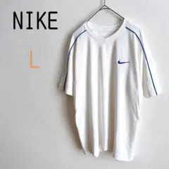 【ナイキ】NIKE 半袖Tシャツ 刺繍ロゴ L 速乾 軽量 スポーツ 運動