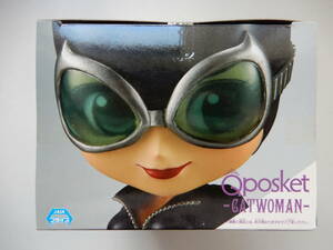 新品 Qposket CATWOMAN キャットウーマン レアカラー Ｂ バットマンシリーズ フィギュア ライダースーツ つなぎ セクシー 黒 ブラック