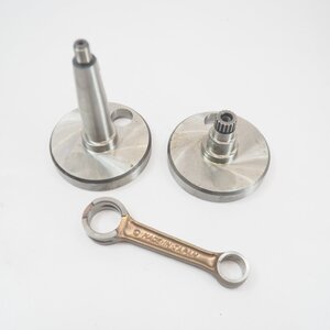 未使用 ランブレッタ GPクランク ラージテーパー 110mm コンロッド DL GP lambretta engine crank クランクシャフト