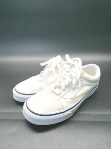 ◇ VANS ヴァンズ 507698 ローカット シンプル カジュアル スニーカー サイズ22.0 クリーム系 レディース E