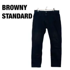 【BROWNY STANDARD】パンツ　デニム　大きめ　大きい　ゆったり