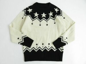 送料込 UNIFORM EXPERIMENT ユニフォームエクスペリメント STAR NORDIC CREW NECK KNIT カシミア スター ノルディック セーター ニット 1