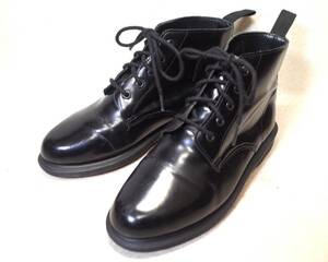 【即決価格落札で送料無料】3776■Dr.Martens/ドクターマーチン■5ホール/プレーントゥ/チャッカブーツ/ブラック/UK6/男性25cm■