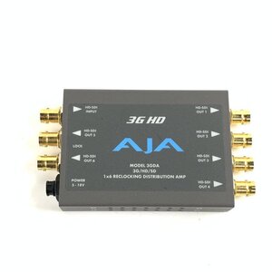 AJA 3GDA シグナルコンバーター ディストリビューションアンプ 映像分配器 3G/HD/SD-SDI対応 1入力6分配●動作未確認品【TB】