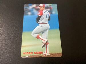 良品　カルビー91年　野茂英雄（近鉄）No.62　プロ野球カード