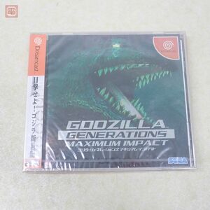 未開封 DC ドリームキャスト ゴジラ・ジェネレーションズ マキシマム・インパクト GODZILLA GENERATION MAXIMUM IMPACT セガ SEGA【10