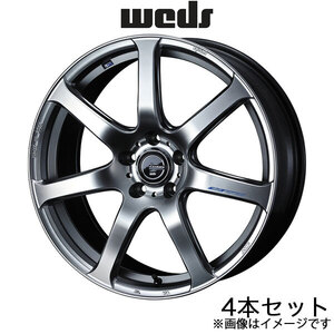 レオニス ナヴィア07 SX4 Sクロス YA22S/YB22S 18インチ アルミホイール 4本 ハイパーシルバーブラック 0039577 WEDS LEONIS NAVIA07