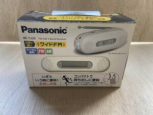 Panasonic パナソニック　FM-AM 2バンド レシーバー ポータブルラジオ RF-TJ20 防災 ラジオ