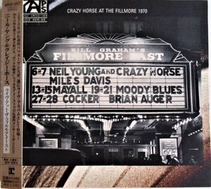 CD1/国内盤中古CD☆ニール・ヤング(NEIL YOUNG)「ライブ・アット・ザ・フィルモア・イースト」大鷹俊一　解説・英詞、対訳つき☆帯つき