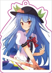 東方projectキーホルダー「比那名居 天子3」アクリルキーホルダー　-ぱいそんきっど-