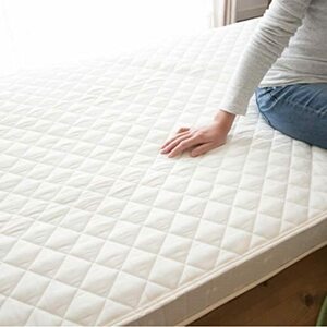 マイティトップ ベッドパッド ダブル 140×200cm 洗える 防ダニ 抗菌 防臭 ピーチスキン加工 敷きパッド ベッドパット