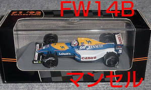 139 ONYX 1/43 ウイリアムズ ルノー FW14B マンセル 1992 WILLIAMS RENAULT