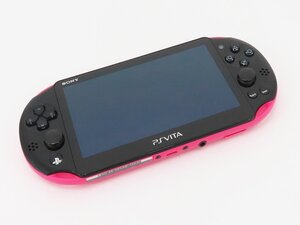 ○【SONY ソニー】PS Vita Wi-Fiモデル PCH-2000 ピンク/ブラック