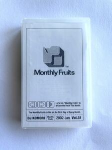 DJ KOMORI MONTHLY FRUITS vo.31 MIX TAPE ミックステープ クラブ R&B HIPHOP