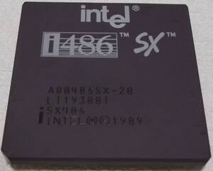 中古品 intel i486SX A80486SX-20 20MHz 現状品