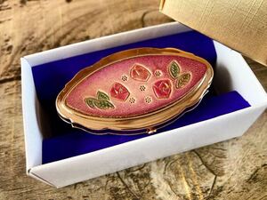 アンティーク リップホルダー リップスティック リップミラー ミラー付き 口紅ケース リップケース Lipstick holder antique vintage C