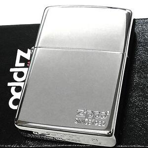 ZIPPO ライター かっこいい 超鏡面 プラチナコーティング 銀 ジッポロゴ シルバーミラー エッチング彫刻 メンズ シンプル おしゃれ