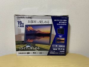 OVER TIME】OT-FT190K 19型録画機能付きポータブルTV 液晶テレビ　超美品
