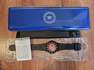 払い下げ品 luminox navy seals red 初期 米軍 放出品 腕時計 クォーツ ルミノックス