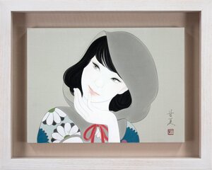 蒼野甘夏 「Snow White」 日本画 絵画 - 北海道画廊