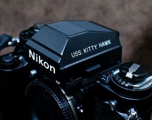 【珍品】Nikon F3 USS. KITTY HAWK &Micro-Nikkor-P 50mm f3.5 軍用カメラ ニコン F3P ハイアイポイント マイクロニッコール 一眼レフ