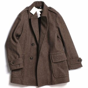 【タグ付き・新品】DRIES VAN NOTEN VENCHURCH 1181 M.W. JACKET ST0 size48 ブラウン ドリスヴァンノッテン LODEN STEINERコート