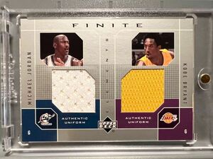 超絶レア Kobe Bryant Michael Jordan Jersey Upper Deck コービー・ブライアント マイケル・ジョーダン NBA ユニフォーム Panini バスケ