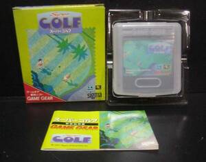 スーパーゴルフ/ゲームギアソフト/1991年/シグマ商事★新品