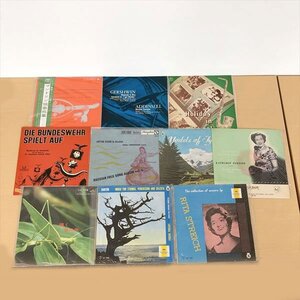 147*レコード １０枚まとめて クラッシック/ヨーデル/ ドイツ軍楽隊名演集/マンドリン協奏曲集/科学レコードなど ジャンル色々