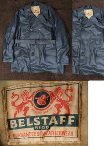 超希少英国製ベルスタッフビニル素材　Belstaff 　0704L7G※