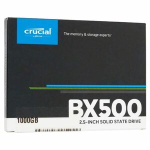 crucial 2.5インチ 内蔵型 SSD BX500 CT1000BX500SSD1 1TB [管理:1000029311]