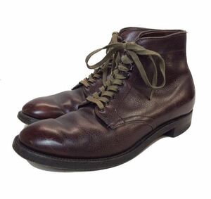 ALDEN Bootmaker Edition オールデン 45624H モディファイドラスト レースアップブーツ ドレスシューズ 革靴 ブラウン 7 25cm