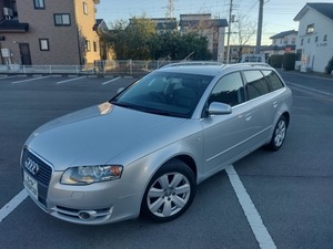 【諸費用コミ】:群馬県伊勢崎市発◆ 2007年 アウディ A4アバント 1.8T ナビ 本革シート ETC