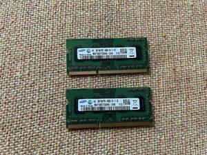 送料込 即決 SUMSUNS 2GB 1Rx8P C3-10600S-09-11-B2×2枚組