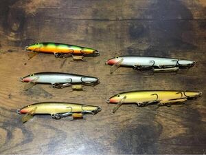 OLD/RAPALA/F9・F11/美品5点セット/FINLAND他/オールド/ラパラ/フローティング/フィンランド(トラウト)