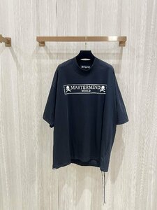 【MASTERMIND JAPAN】BLACK AND WHITE 半袖 Tシャツ メンズ レディース MASTERMIND WORLD コットン トップス Lサイズ