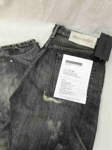 [タグ付] NEIGHBORHOOD SAVAGE DENIM DP MID PANTS ネイバーフッド サベージ デニムパンツ ジーンズ ブラック L 241XBNH-PTM09