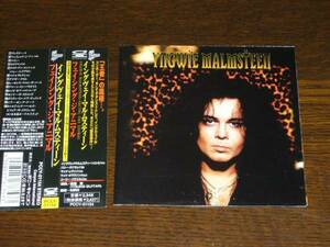 国内盤　帯付　YNGWIE MALMSTEEN/FACING THE ANIMAL 初回生産盤　ステッカー付