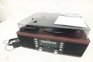 ◆ TEAC ティアック LP-R550USB ターンテーブル カセット付きCDレコーダー 中古 現状品 240609M5155