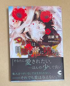 【　つがいは目隠し竜に堕ちる　】　宮緒葵／みずかねりょう　透明ブックカバー付