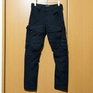 RIOT DIVISION ライオットディビジョン 4 POCKETS PANTS カーゴパンツ 黒 ブラック S riotdivision ripvanwinkle julius stone island