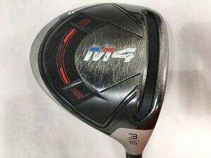 本州のみ送料無料【即決価格】FW TaylorMade M4 / FUBUKI TM5 / 15度：硬さS：43.25in：D-1：317g / カバーなし