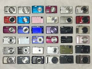 Canon キャノン Nikon ニコン LUMIX ルミックス CASIO カシオ 等 コンパクトデジタルカメラ 36点 セット まとめ コンデジ デジカメ C126