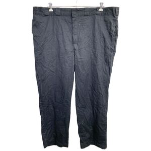 Dickies 874 ワークパンツ W48 ディッキーズ オリジナルフィット ビッグサイズ ブラック 古着卸 アメリカ仕入 2408-519