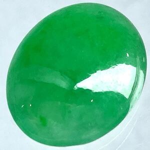 ☆天然本翡翠5.171ct☆O 約13.4×10.8mm ルース 裸石 宝石 ジュエリー jade jadeite ジェダイト CB6/CB6 テED0 w4 A81