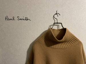 ◯ Paul Smith ファーストライン ハイネック ドロップショルダー ニット / ポールスミス スリット ベージュ メイン M Ladies #Sirchive