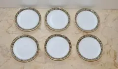 ヤジロベー印　オールドノリタケ　豆皿（7.6㎝）　６枚セット