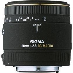 中古 １年保証 美品 SIGMA MACRO 50mm F2.8 EX DG (ニコンF用)