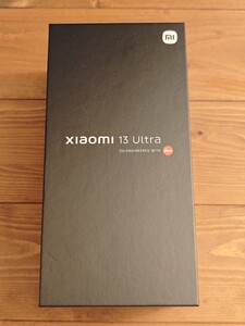 Xiaomi13ultra 12GB 512GB グローバルROM（EEA）XiaomiHyperOS　ブラック　中古品　おまけ多数