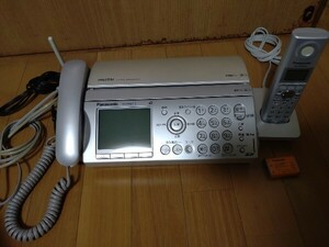 美品★Panasonic パナソニック FAX 電話機 親機 子機 1台付属　KX-PW607-S